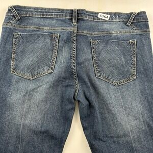 Y2K Vigoss The Jagger Boot Cut Jeans Medium Blue Womne 32 X 33 Cotton Stretch